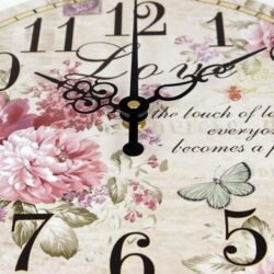 orologio fiore vintage