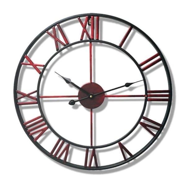 orologio industriale rosso orologio industriale rosso