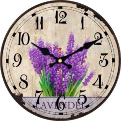 orologio alla lavanda