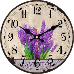 orologio alla lavanda