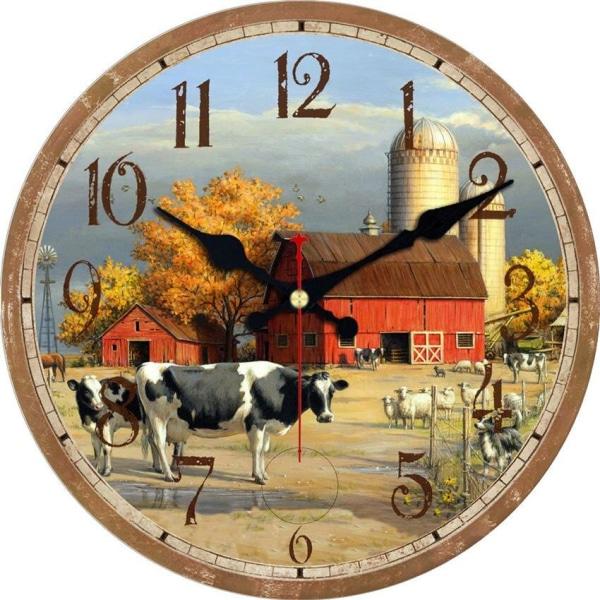 orologio da parete con animali della fattoria orologio da parete con animali della fattoria