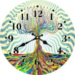 orologio da parete albero della vita