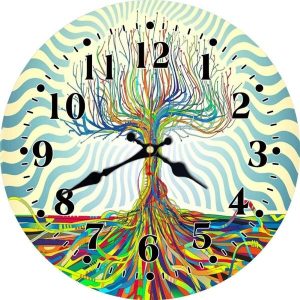 orologio da parete albero della vita