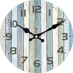 orologio da parete azzurro