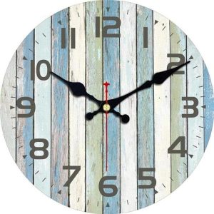 orologio da parete azzurro