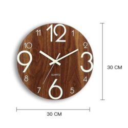orologio da parete marrone