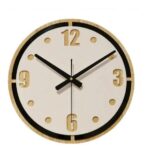 orologio da parete in rovere