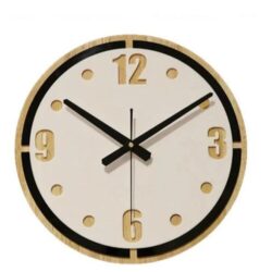 orologio da parete in rovere