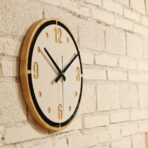 orologio da parete in rovere
