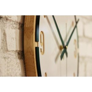 orologio da parete in rovere
