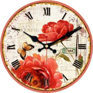 orologio da parete papavero