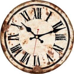 orologio da parete effetto ruggine 1