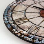 orologio da parete effetto ruggine