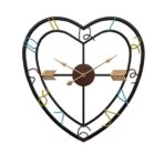 orologio da parete a forma di cuore