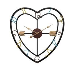 orologio da parete a forma di cuore