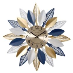 orologio da parete a foglia