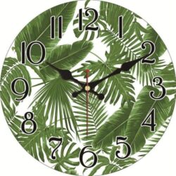 orologio da parete foglia 1