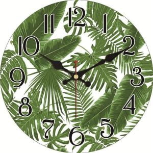 orologio da parete foglia 1