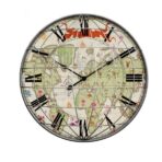 orologio da parete mappa del mondo