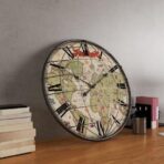 orologio da parete mappa del mondo