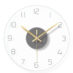 orologio da parete design in vetro