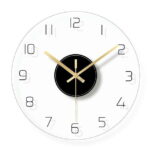 orologio da parete design in vetro
