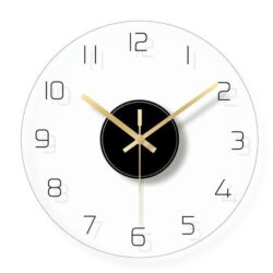 orologio da parete design in vetro