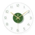 orologio da parete design in vetro