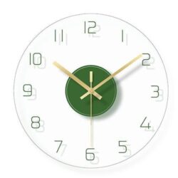 orologio da parete design in vetro