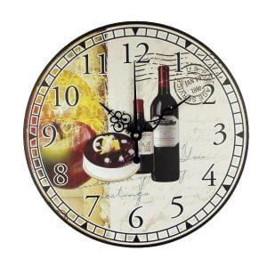 orologio da parete per vino
