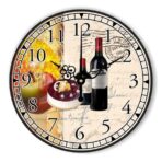orologio da parete per vino