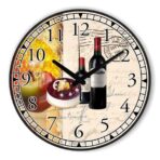 orologio da parete per vino