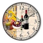 orologio da parete per vino