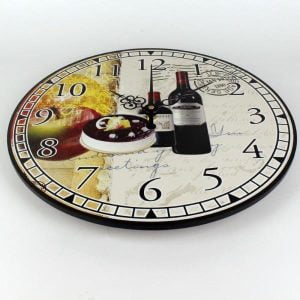 orologio da parete per vino