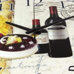 orologio da parete per vino