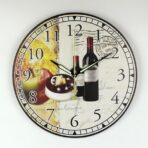 orologio da parete per vino