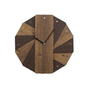 orologio da parete vintage in legno