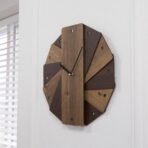 orologio da parete vintage in legno