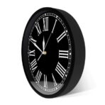 orologio da parete vintage nero