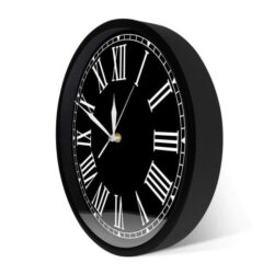 orologio da parete vintage nero