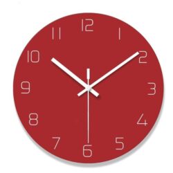orologio da parete vintage rosso