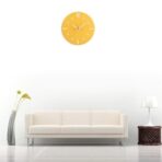 orologio vintage giallo