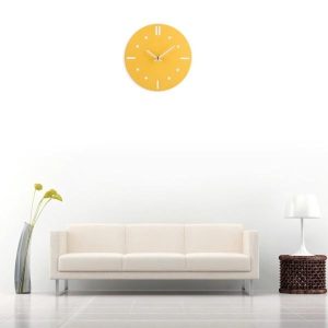 orologio vintage giallo