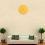 orologio vintage giallo