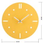 orologio vintage giallo