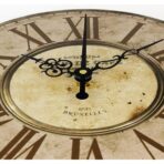orologio vintage marrone