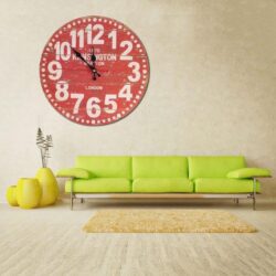orologio vintage rosso