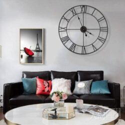orologio industriale in metallo