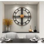 orologio da parete dal design industriale
