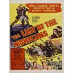 il poster dellultimo dei mohicani